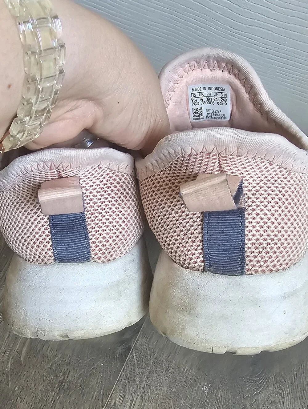 adidas Lite Racer RBN Pink Glow Running Shoes Women's 7.5